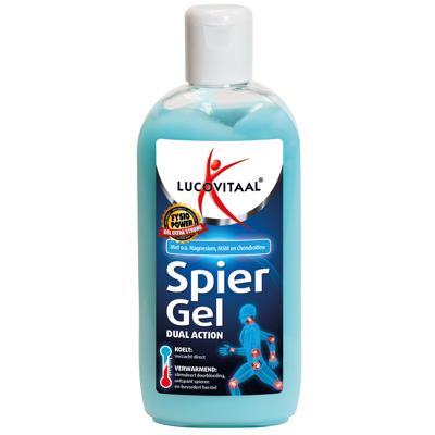 Lucovitaal Huid Spiergel Gel Glucosamine/Chrondotoïne/MSM/Magnesium 250ml