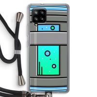 Chug Bottle: Samsung Galaxy A42 5G Transparant Hoesje met koord