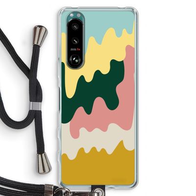 Baar B: Sony Xperia 5 III Transparant Hoesje met koord