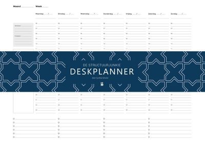 De Structuurjunkie deskplanner