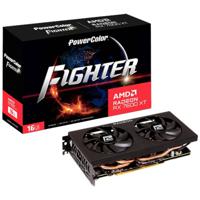 Powercolor AMD Radeon RX 7600 XT Videokaart Fighter 16 GB GDDR6-RAM PCIe x16 HDMI, DisplayPort - thumbnail