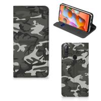 Samsung Galaxy M11 | A11 | Hoesje met Magneet | Army Light