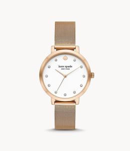 Horlogeband Kate Spade New York KSW9050 Mesh/Milanees Rosé 16mm