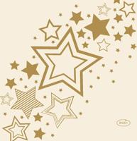 Servet l24b24 holiday star cream 20st Duni - Duni