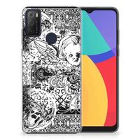 Silicone Back Case Alcatel 1S (2021) Skulls Angel - thumbnail