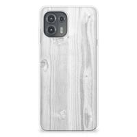 Motorola Edge 20 Lite | Bumper Hoesje | White Wood
