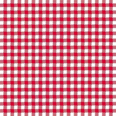 Oktoberfest Servetten - geruit rood/wit - 3-laags - 20x stuks - papier