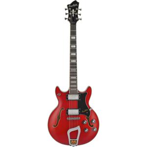 Hagstrom Alvar Wild Cherry Transparent semi-akoestische gitaar