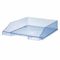 HAN Brievenbakje/postbakje A4 - transparant blauw - Documenten