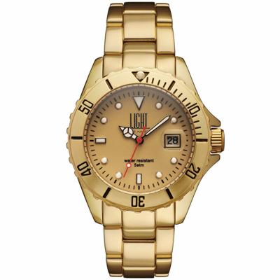 Light Time ALLUMINIUM (Ø 40 mm) Heren horloge