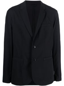 Armani Exchange blazer à simple boutonnage - Bleu