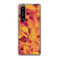 Eternal Fire: Sony Xperia 1 III Transparant Hoesje