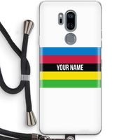 WK Wielrennen: LG G7 Thinq Transparant Hoesje met koord