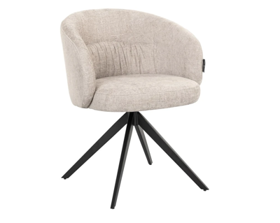 Stoel Olivia Natural - draaipoot