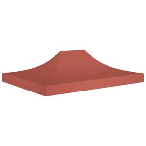 VidaXL Partytentdak 270 g/m² 4,5x3 m terracottakleurig