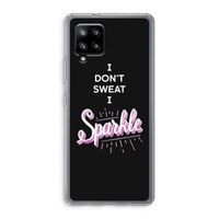 Sparkle quote: Samsung Galaxy A42 5G Transparant Hoesje