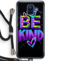 Be Kind: Samsung Galaxy A6 (2018) Transparant Hoesje met koord Be Kind: Samsung Galaxy A6 (2018) Transparant Hoesje met koord