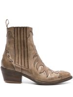 Sartore bottes en cuir 45 mm - Marron - thumbnail