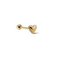 Karma Piercing Royal Heart | Goud Karma Piercing Royal Heart | Goud