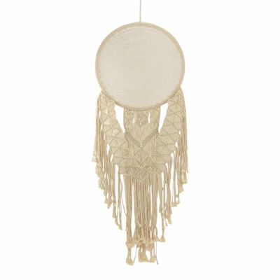 Macramé Dromenvanger Rond Beige (125 x 41 x 4 cm)