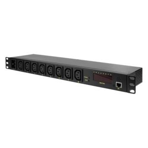 LogiLink PDU8P01 8AC-uitgang(en) 1U Zwart energiedistributie.