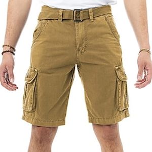 Voor heren Tactische korte broek Cargoshorts Zak Effen Comfort Ademend Buiten Dagelijks Uitgaan 100% katoen Modieus Casual Zwart Leger Groen Lightinthebox