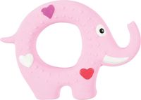 Zolux Puppyspeelgoed latex olifant roze - thumbnail