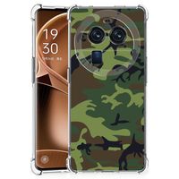 OPPO Find X6 Pro Doorzichtige Silicone Hoesje Army Dark - thumbnail