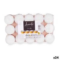 Kaarsenset Acorde 62368-GOLD Tea Lights Wit Gouden (24 Stuks)