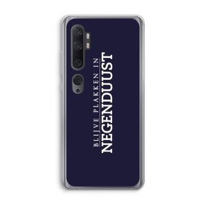 Blijve plakken in Negenduust: Xiaomi Mi Note 10 Pro Transparant Hoesje