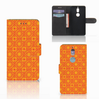 Nokia 7 Telefoon Hoesje Batik Oranje