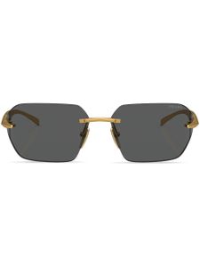 Prada Eyewear Runway frameless sunglasses - Or