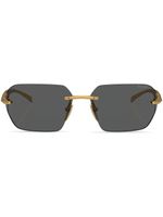 Prada Eyewear Runway frameless sunglasses - Or