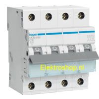 Hager automaat MBN616E krachtgroep B-16A 3p+N