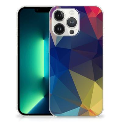 iPhone 13 Pro Max | TPU Hoesje | Polygon Dark