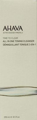 All in one toning cleanser