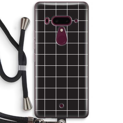 Rooster 2: HTC U12+ Transparant Hoesje met koord