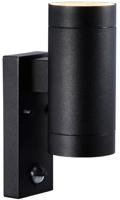 Nordlux Wandlamp Tin Maxi Double met sensor 2x GU10 zwart IP54 - 4800929