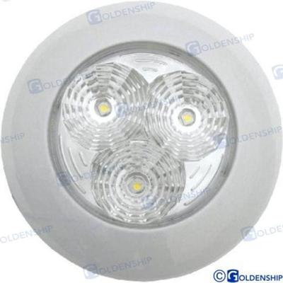 Luces interiores y de cortesía GS10438 - PLAFON INTERIOR LED 3W 12V-28V BLANCO