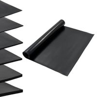 Vloermat anti-slip 3 mm glad 1,2x5 m rubber - thumbnail
