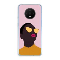 Yellow glasses: OnePlus 7T Transparant Hoesje