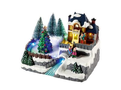 LIVARNO home Kerstdorp figuur met LED (Kerstboom)