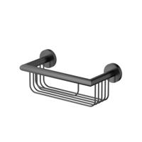 Zeephouder Aloni | Wandmontage | RVS | Rechthoek | Gunmetal
