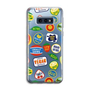 Fruitsticker: Samsung Galaxy S10e Transparant Hoesje