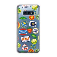 Fruitsticker: Samsung Galaxy S10e Transparant Hoesje