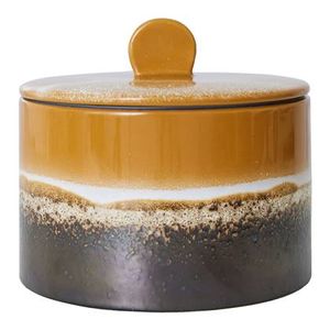 HKliving 70's Cookie Jar Voorraadpot Ø 17 cm - Fire