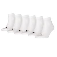 Puma Quarter Sokken Wit 6-pack-47/49