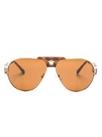 Versace Eyewear lunettes de soleil Special Project à monture pilote - Or