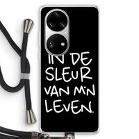 De Sleur: Huawei P50 Pro Transparant Hoesje met koord