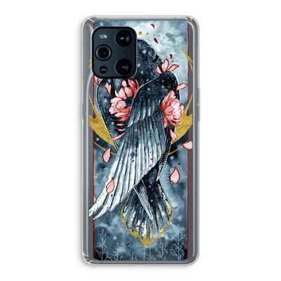 Golden Raven: Oppo Find X3 Pro Transparant Hoesje